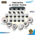 Dahua 14 Pcs 2MP Full-Color HDCVI Audio CCTV Camera Package